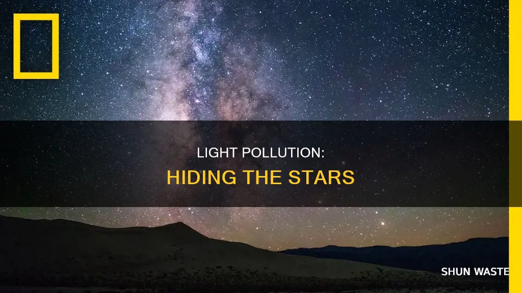 how light pollution affect stars