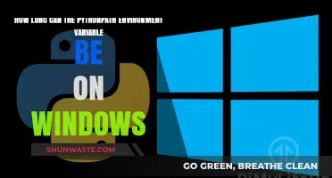 PythonPath Length Limits: Windows Environment Variable Constraints Explained