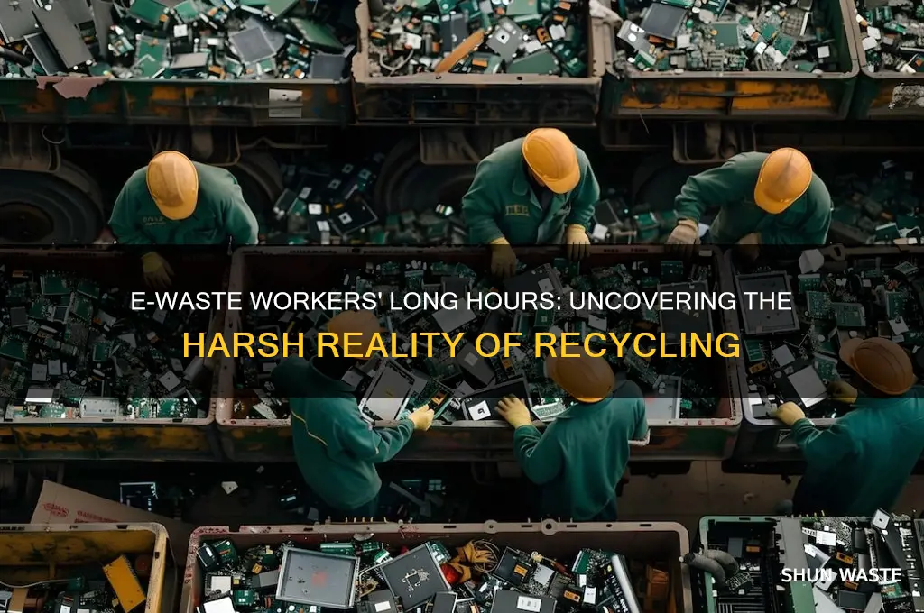 how long do e-waste eorkers work