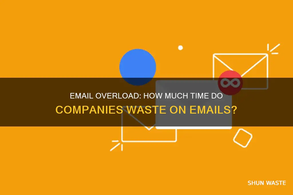 how long does a company typically waste sending emails