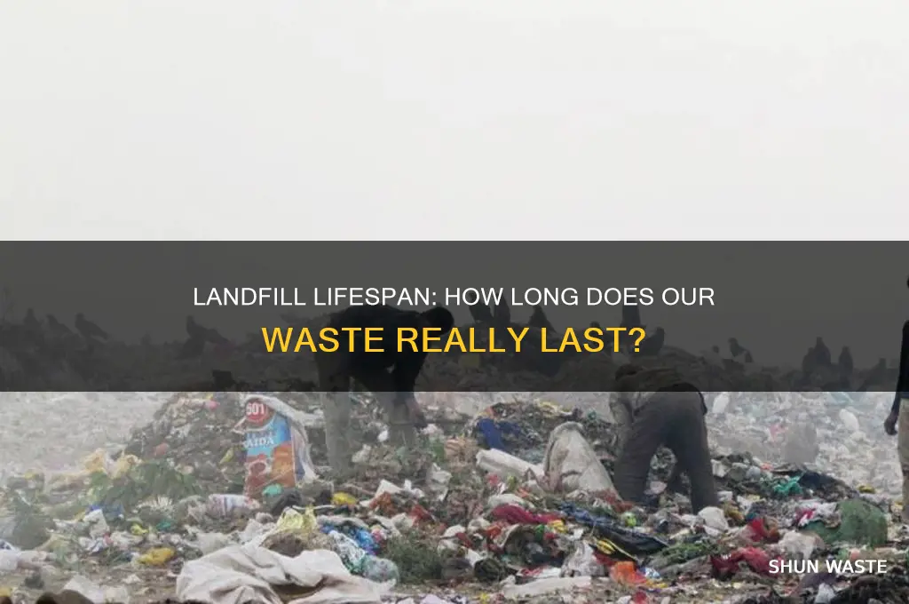 how long does certain waste stay in landfills