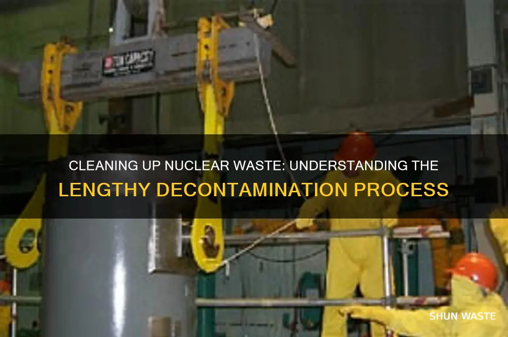 how long does it take to clean up nuclear waste
