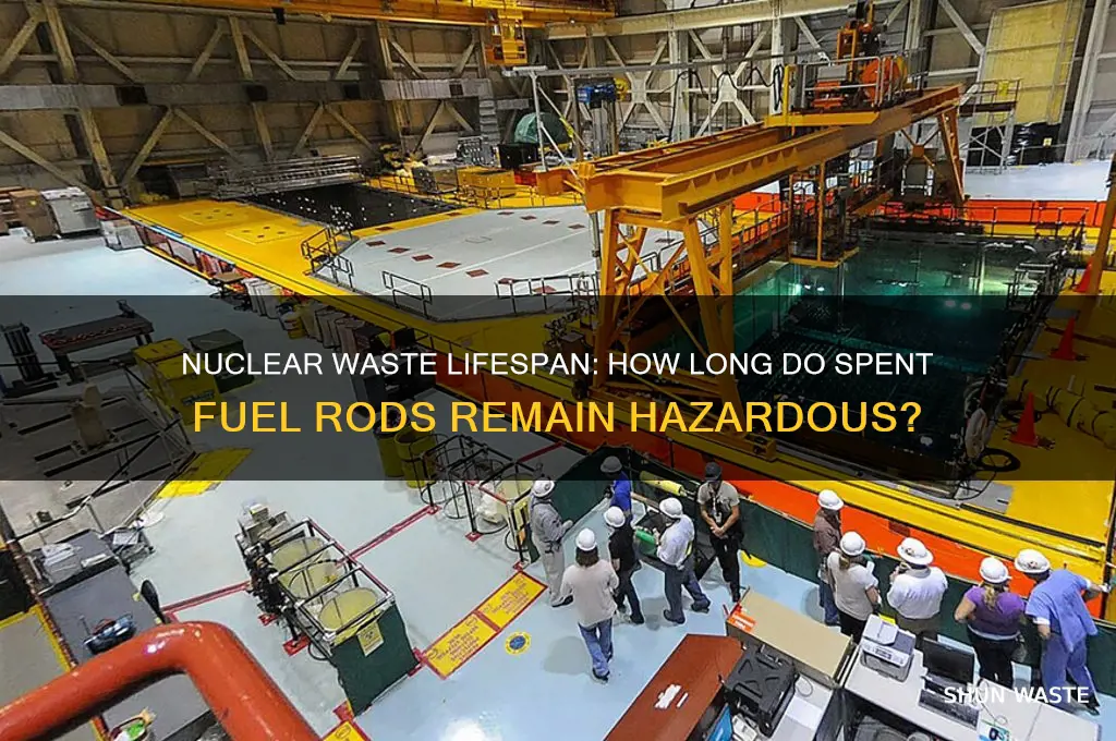 how long does nuclear waste from rods last