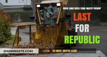 Republic Services Yard Waste Pickup Duration: What You Need to Know