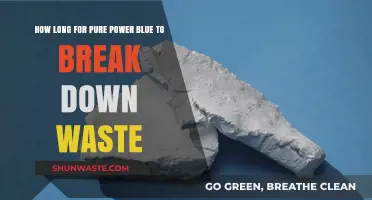 Pure Power Blue Waste Breakdown: Understanding Its Decomposition Process