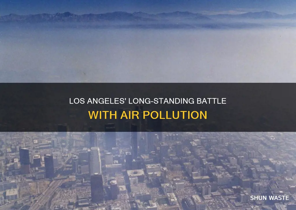 how long has los angeles been affected by air pollution