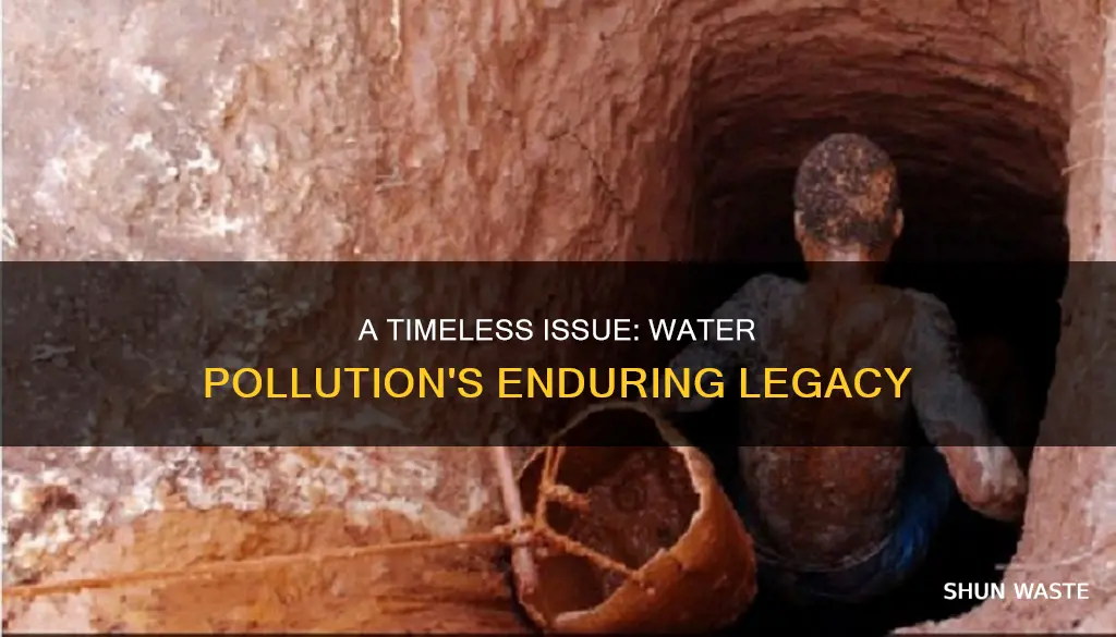 how long has water pollution been a problem