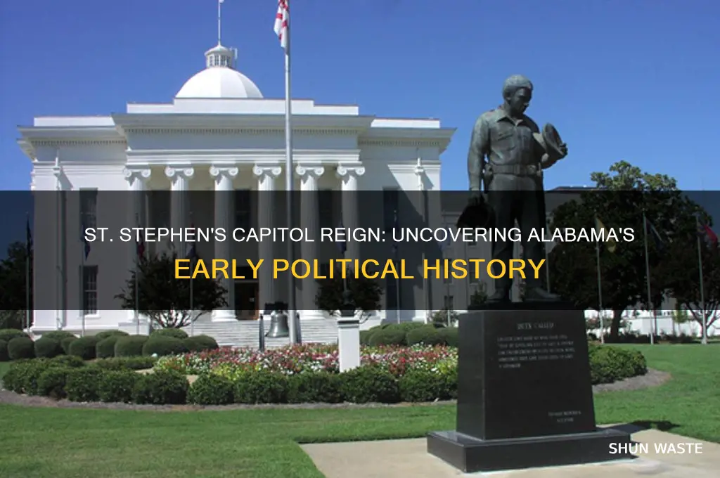 how long wast st stephen s a capitol of al