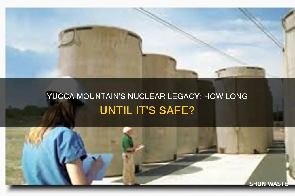 how long will the yucca mountain waste remain contaminated
