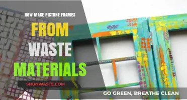 Creative DIY: Crafting Picture Frames from Upcycled Waste Materials
