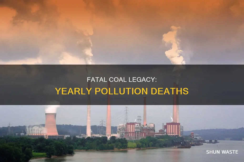 how many a year die from air pollution from coal