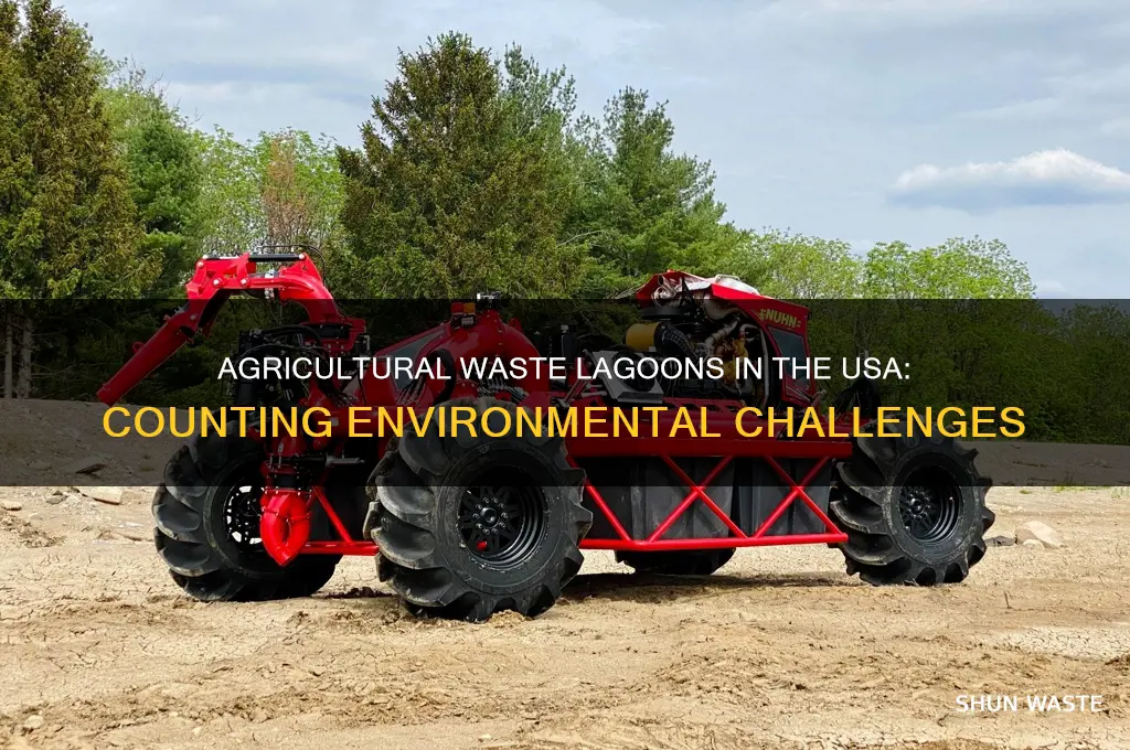 how many agricultural waste lagoons in the usa