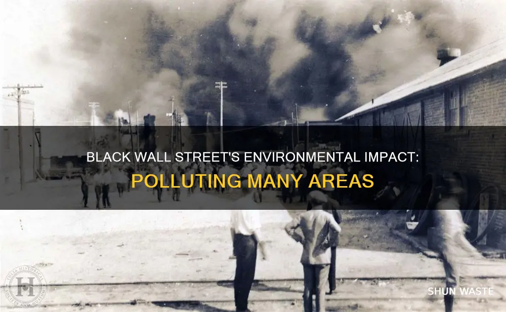 how many areas did black wall street pollute