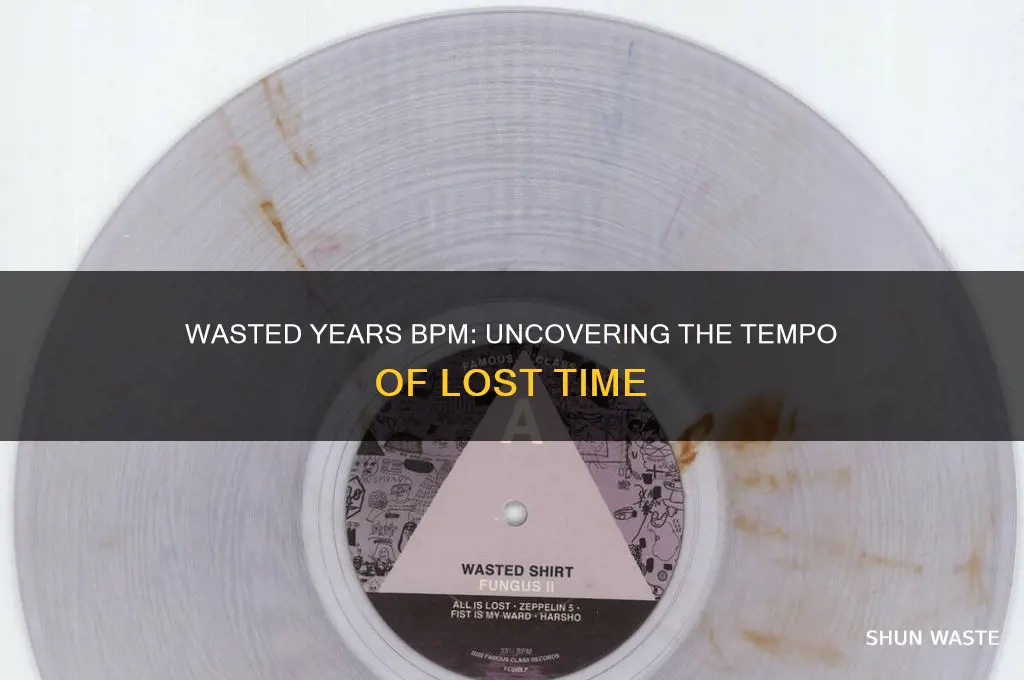 how many beats per minute is wasted years