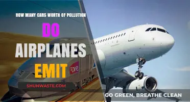 Airplane Pollution: How Many Cars' Worth of Emissions?