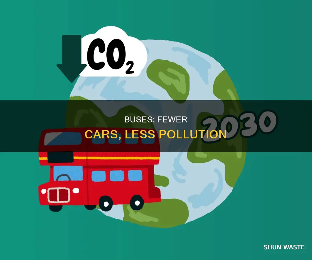 how many cars would pollute as much as bus