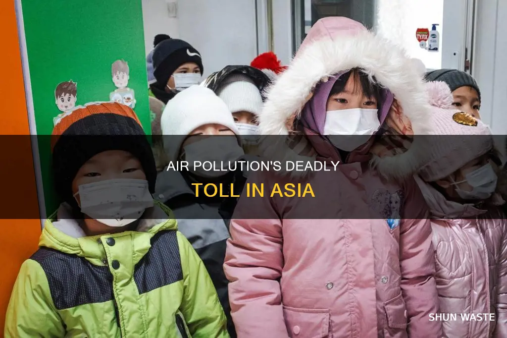 how many casualties due to air pollution asia