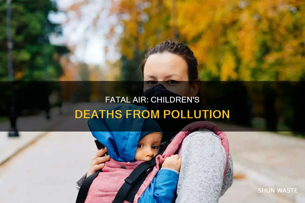 how many children die each year due to air pollution