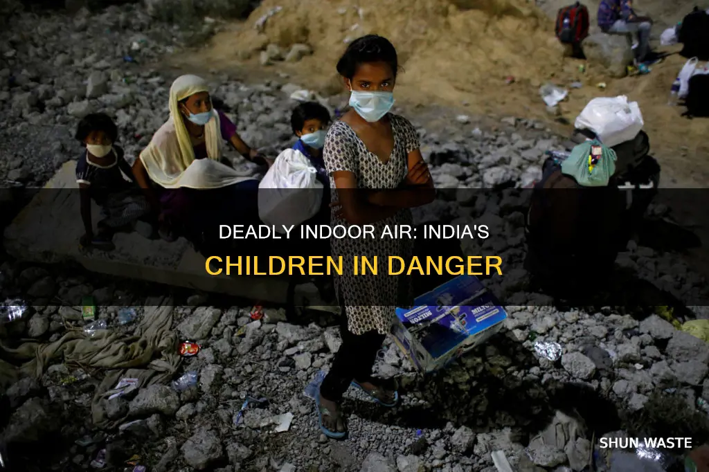 how many children die from indoor air pollution in india