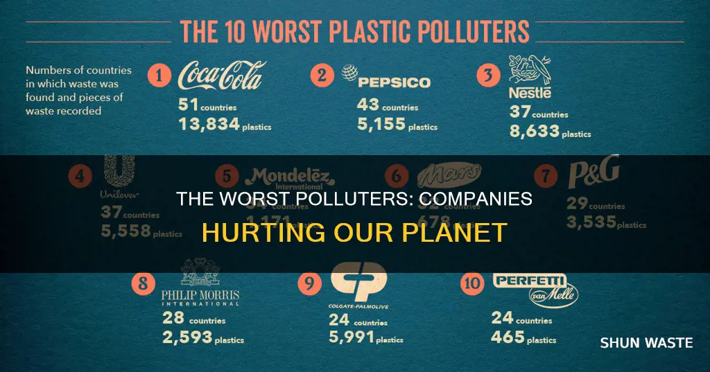 how many companies are polluting the most