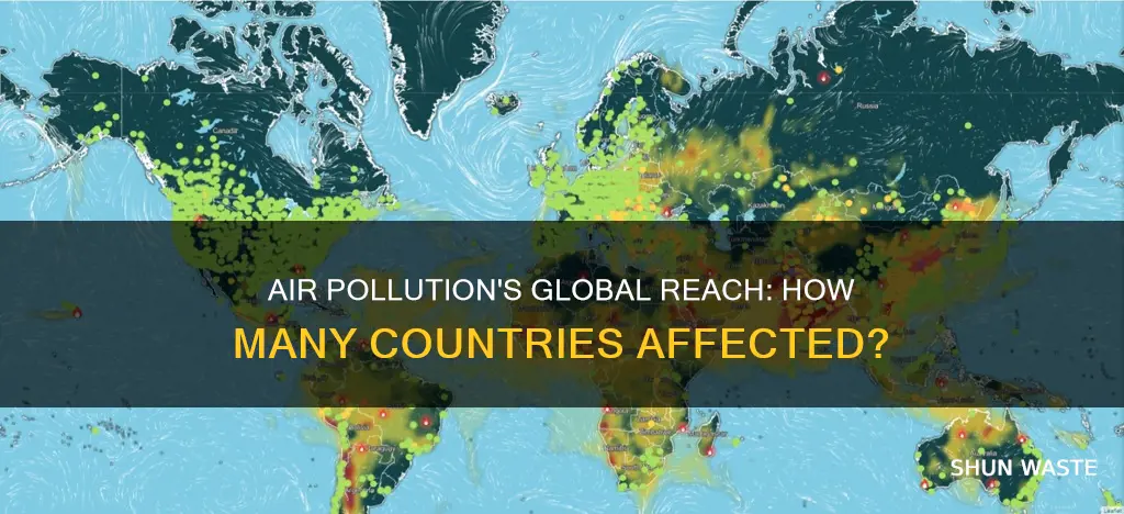 how many countries are affected by air pollution