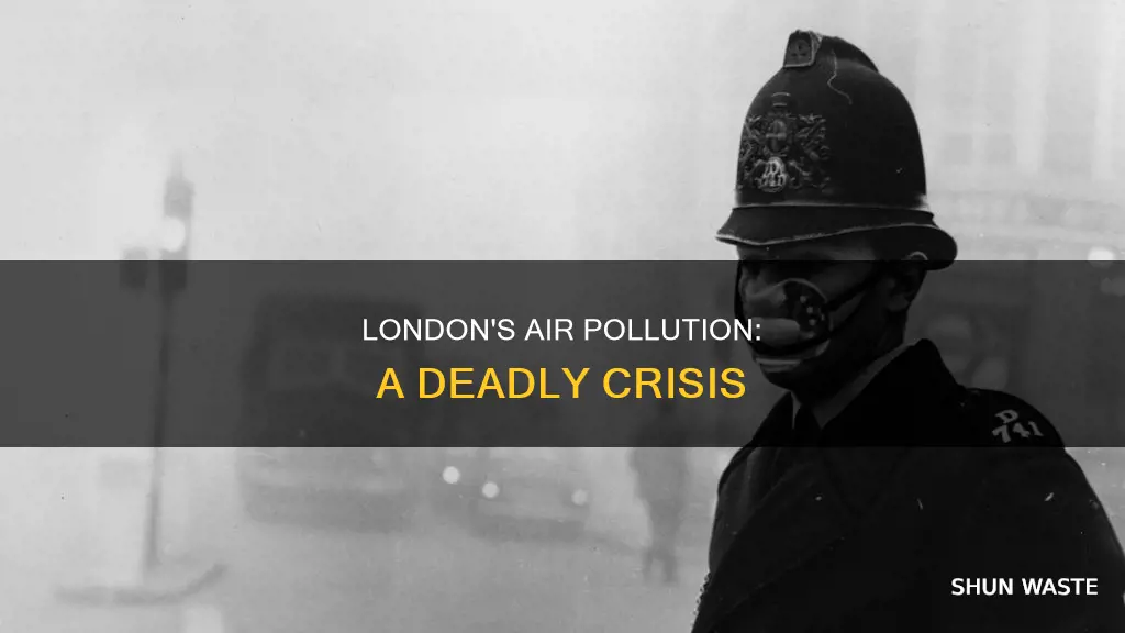 how many deaths are because of air pollution in london