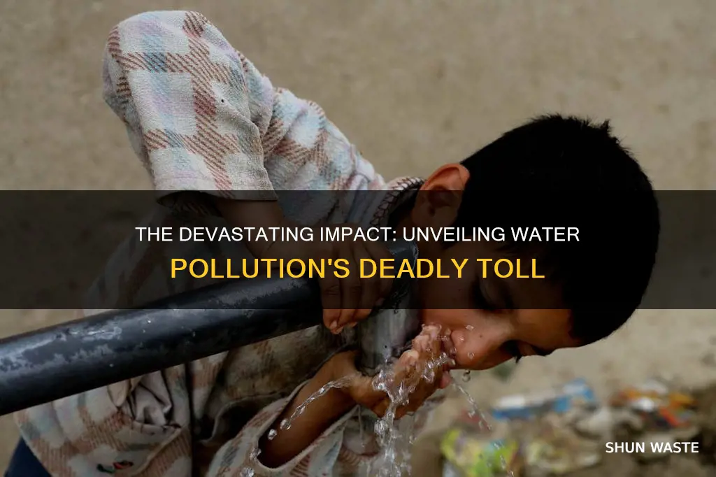 how many deaths are caused by water pollution