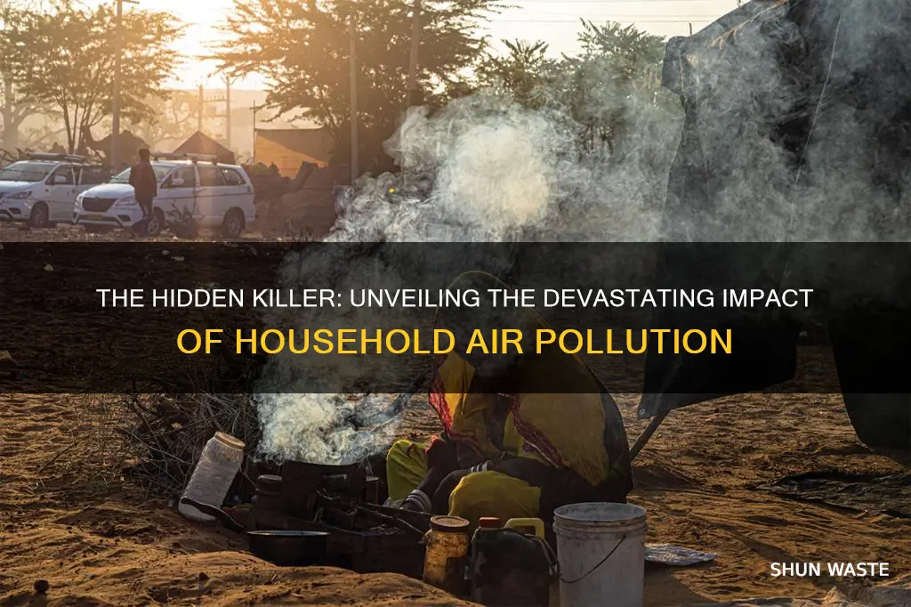 how many deaths can be attributed to household air pollution