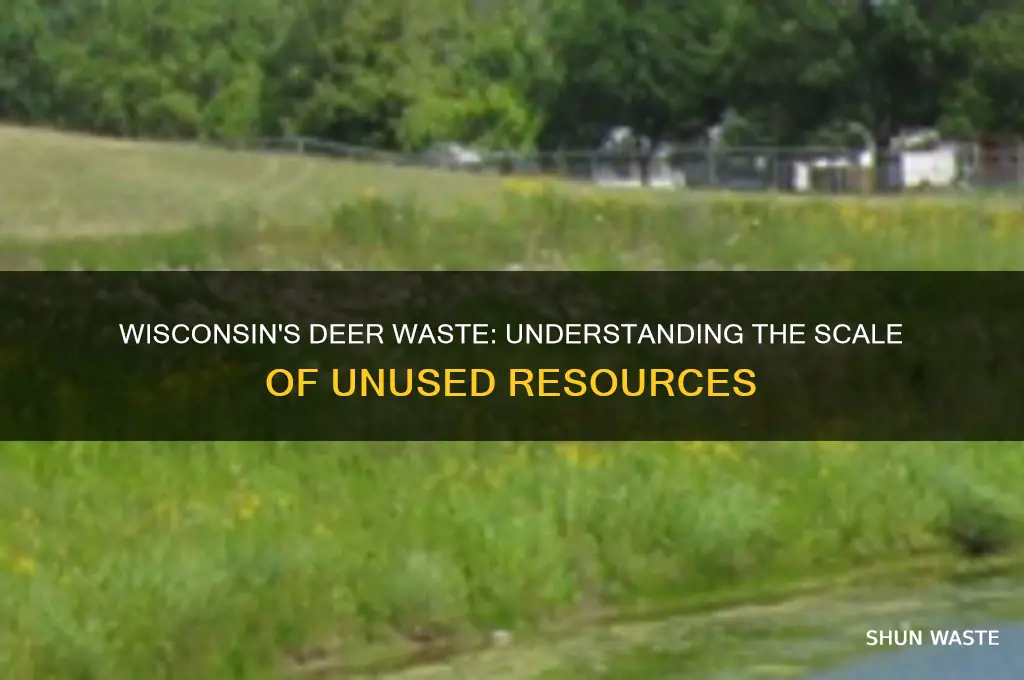 how many deer go to waste in wisconsin