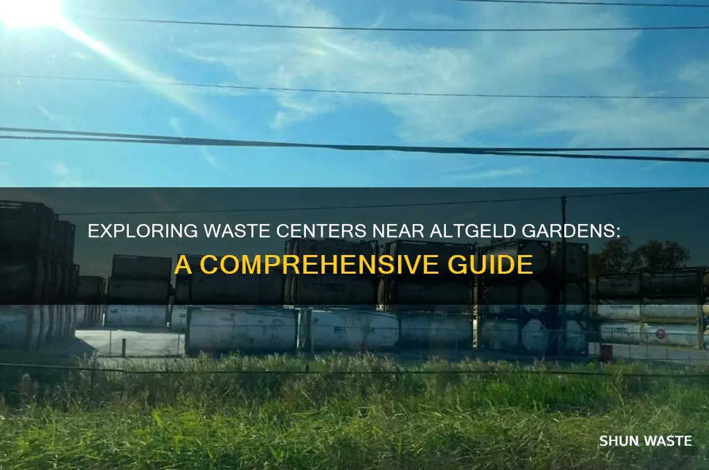 how many different waste centers surround altgeld gardens