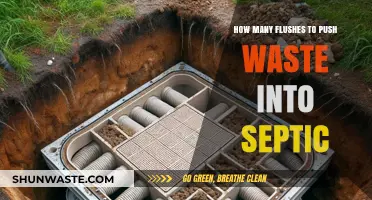 Septic System Efficiency: Optimal Flushes to Move Waste Effectively