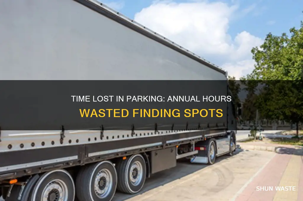 how many hours a year do people waste parking