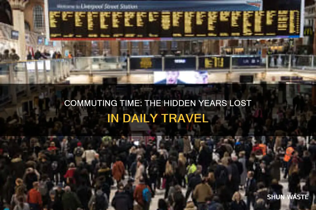 how many hours do people waste commuting in there life