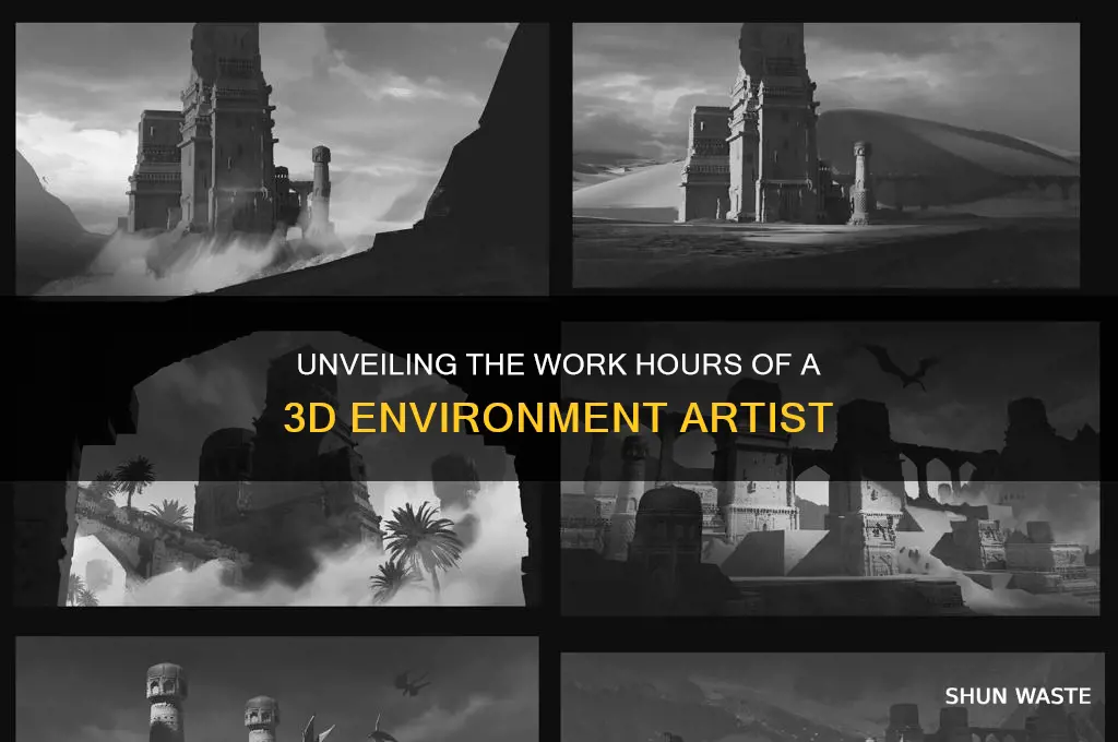 how many hours does a 3d environment artist work