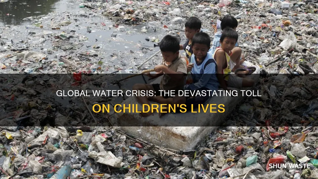 how many kids dayli die by polluted water