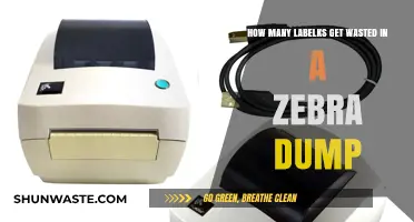 Zebra Dump Waste: Uncovering the Shocking Number of Labels Lost
