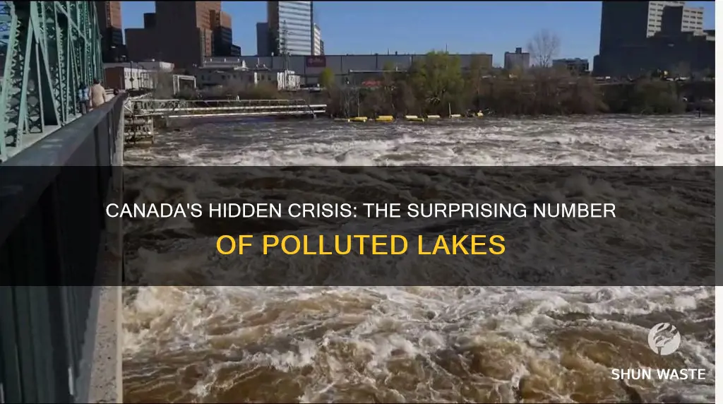 how many lakes in canada are polluted