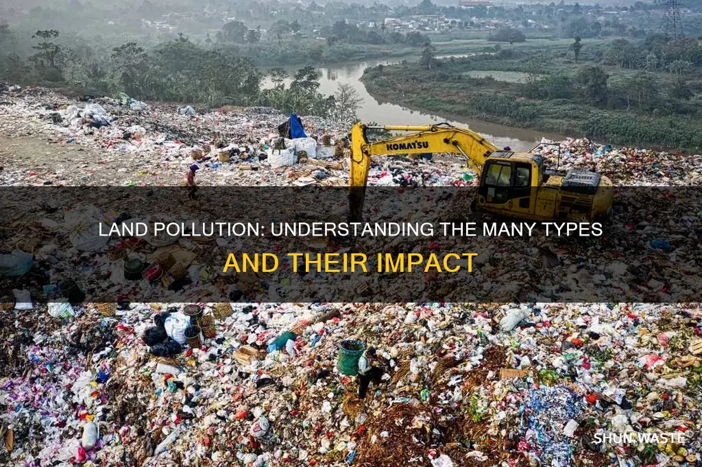 how many land pollution are there