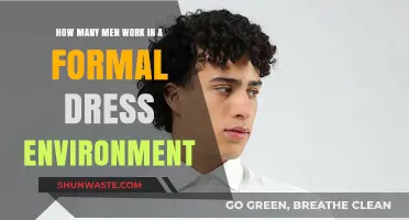 How Many Men Work in a Formal Dress Environment?