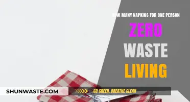 Sustainable Napkin Use: Zero Waste Living Tips for One Person