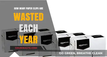 The Hidden Environmental Cost of Wasted Paper Clips Annually