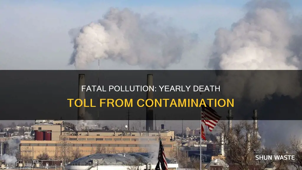 how many people a killed per year because of pollution