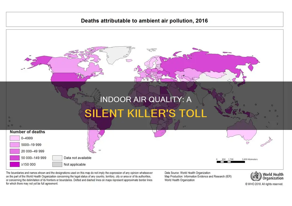 how many people die a year from indoor particulate pollution