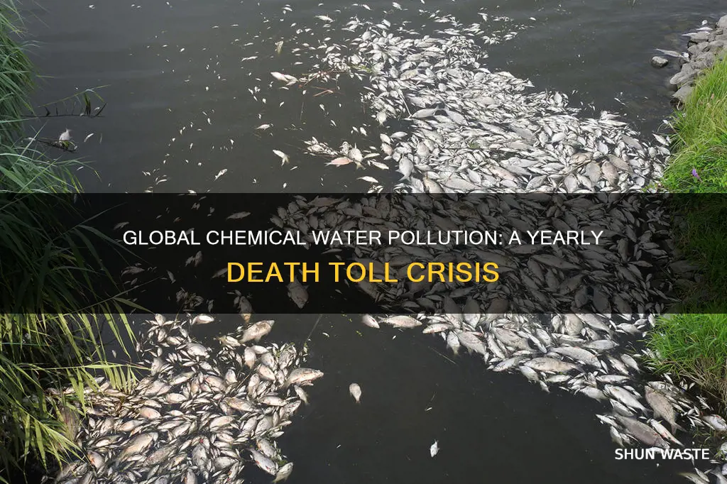 how many people die from chemical water pollution a year