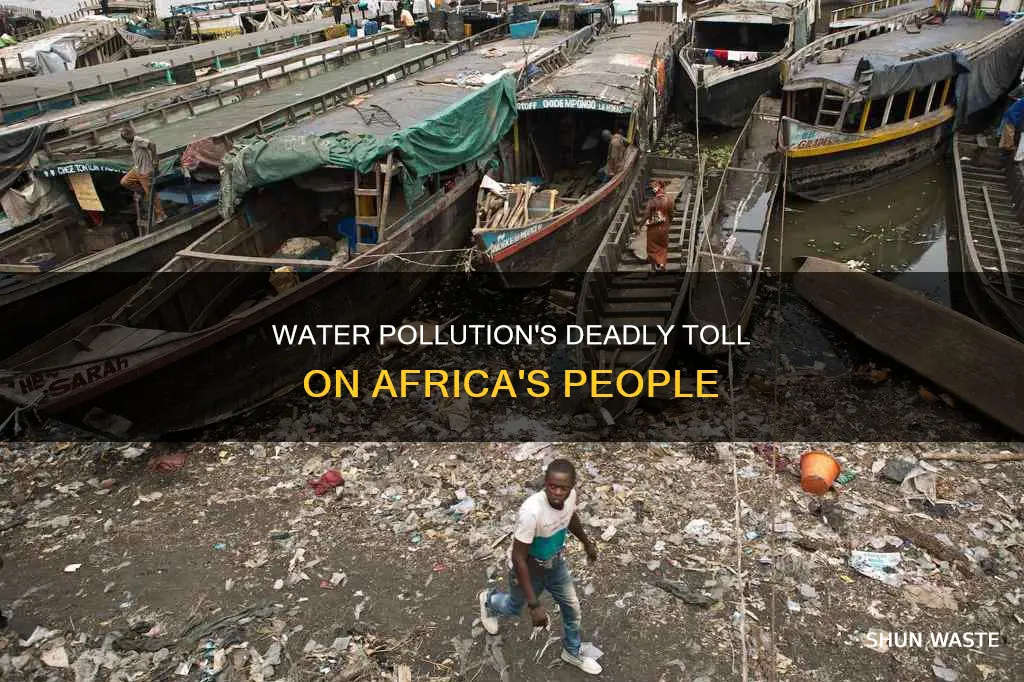 how many people die from water pollution in africa