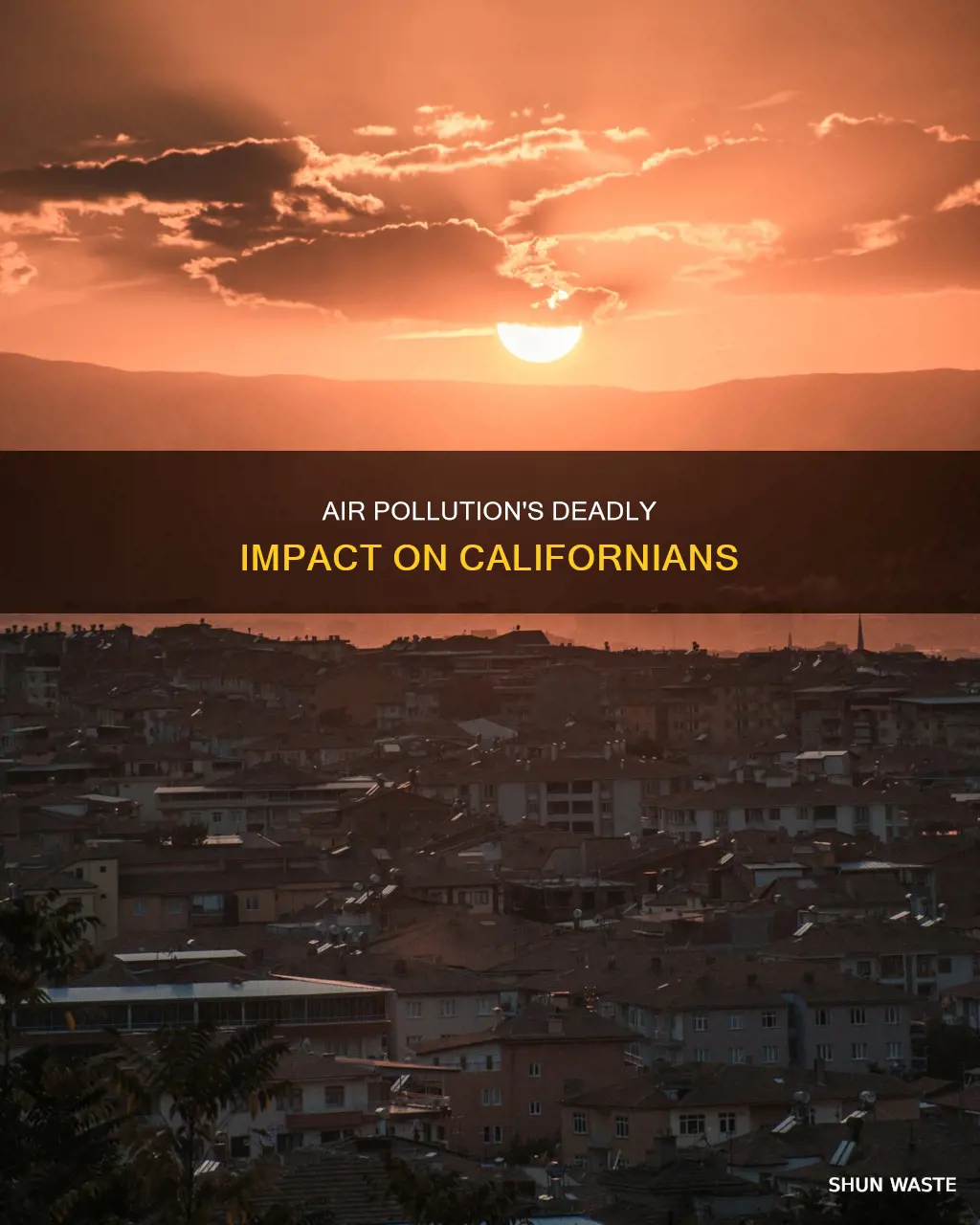 how many people die in california from air pollution