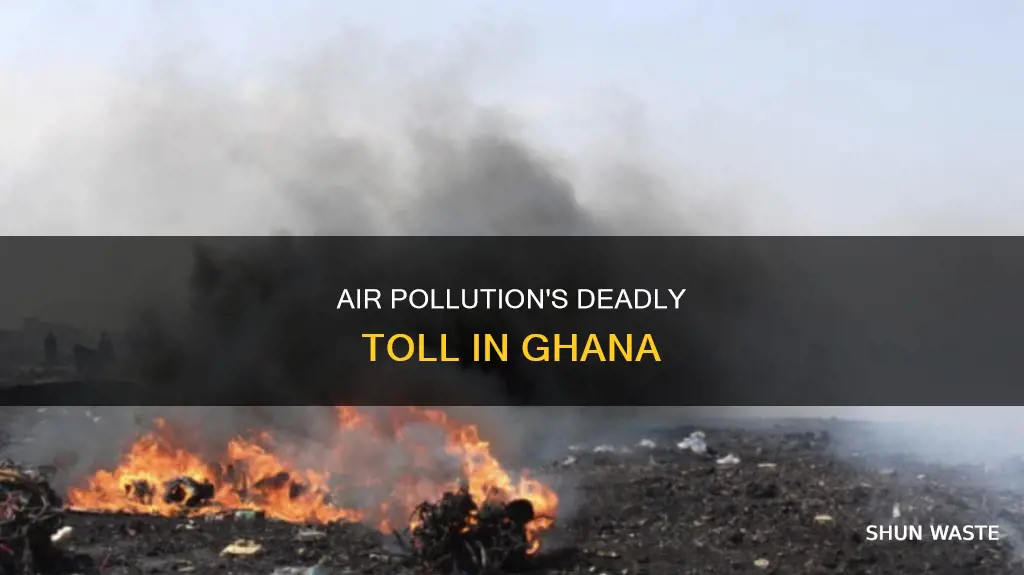 how many people die of air pollution in ghana