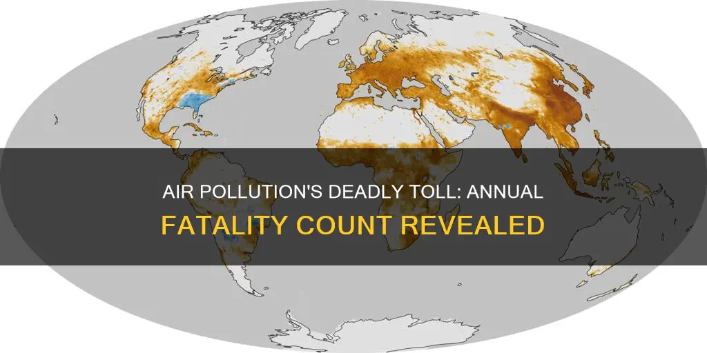how many people die per hear from air pollution