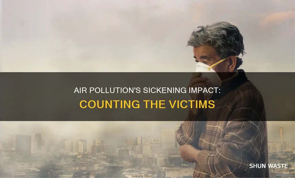 how many people get sick because of air pollution