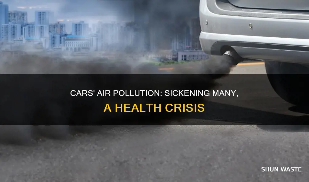 how many people got sick from air pollution of cars